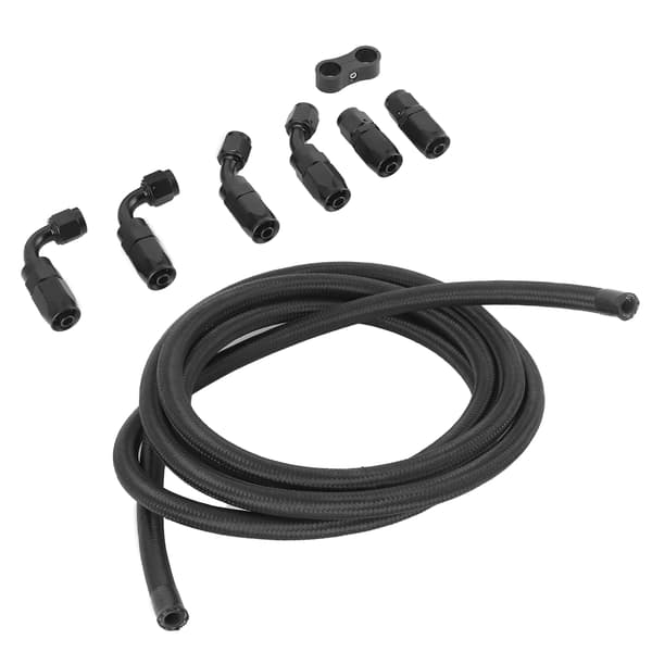 9,8ft AN6 Bränsleledning med Kopplingsadapter Separator Clamp Kit Universalbil