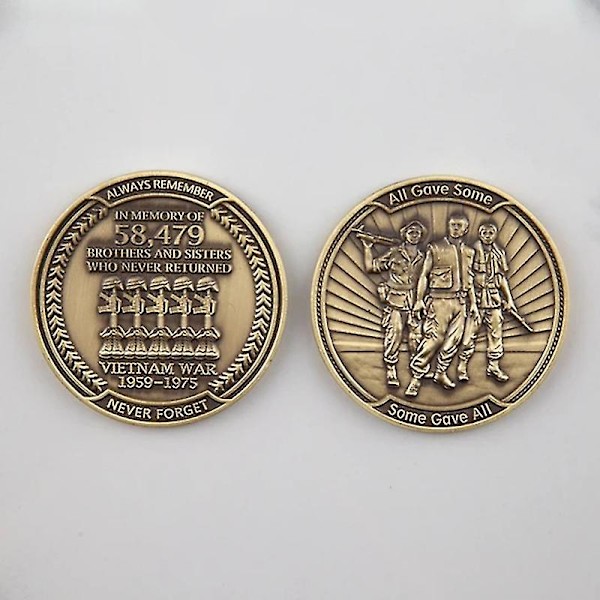 Vietnam Veteran Mynt 1/3 stk minnemyntsamling Kunstgaver suvenir 3pcs