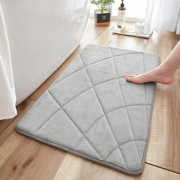 Memory Foam -imukykyinen liukumaton ovimatto (ruskea, 50*80cm)