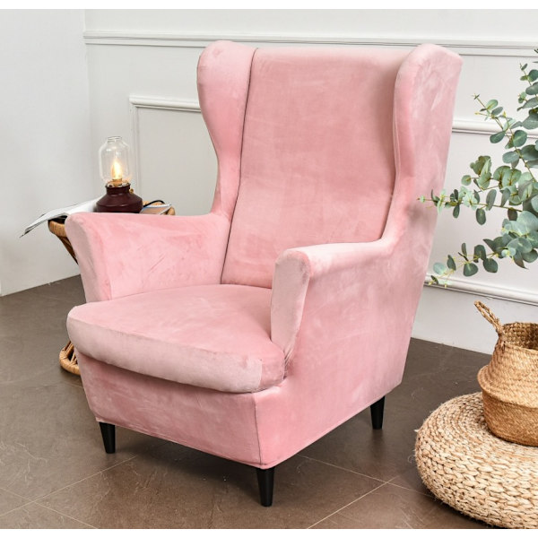 Plys elastisk Tiger Taburet Cover Stole Cover Alt inklusive Sofa Cover American Sjiamon Single Wing Sofa Cover (Universal Naked Pink Tiger Taburet),