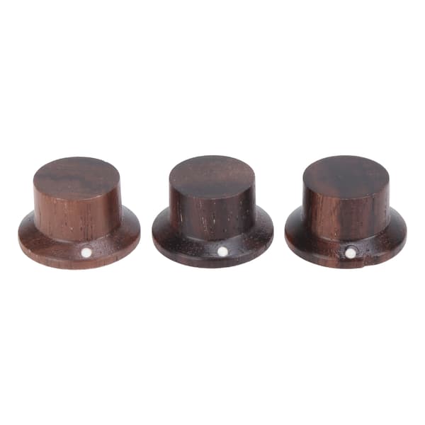 3 st Rosenträ Dome Lock Elgitarr Rattar GD414 Bas Ton Volymjusterare