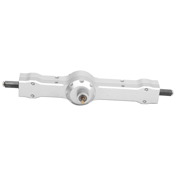 Aluminiumslegering Bakakselmontering 127mm for WPL D12 1 10 RC Lastebil Sølv
