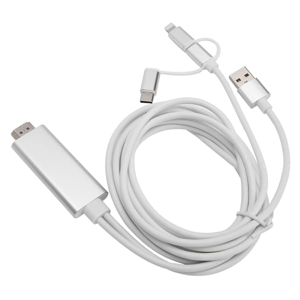 3 in 1 Micro USB Type C - HDMI-sovitinkaapeli peilausmuunnin