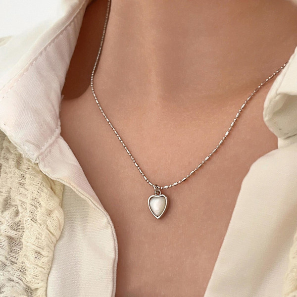 Kaulakoru 925 hopeakorut Heart Stud muotikorut Ac8045 C181
