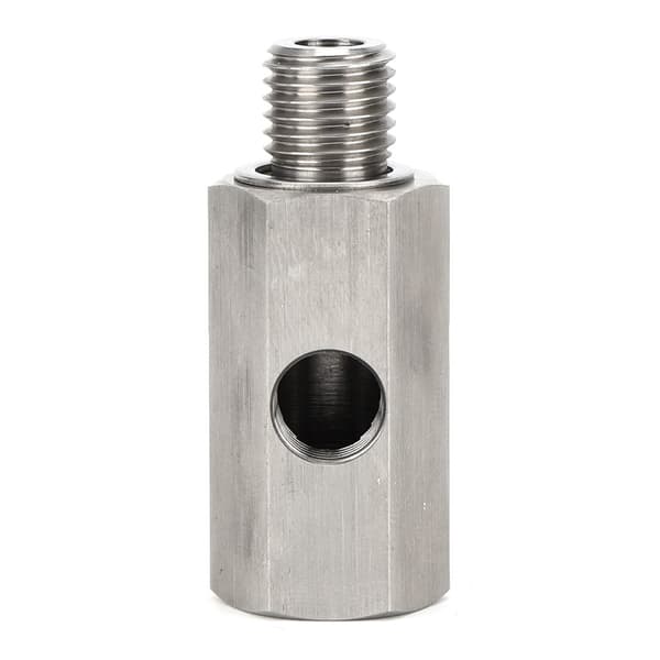 M12x1,5 1/8 NPT Turbo Olie Tryksensor T-stykke Adapter Rustfrit Stål Biltilbehør