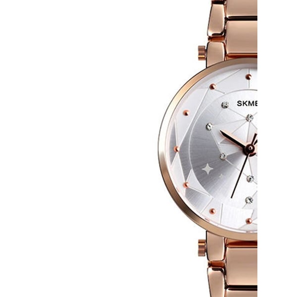 Damemode Simple Luksus Brand Quartz Dame Plastic Vandtæt Ur 1411