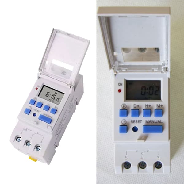 Mikrodatamaskin Digital Display Tidsbryter Relé 220V 16A LCD Programmerbar Timer