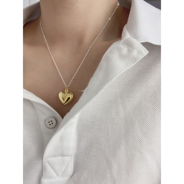 Necklaceheart Stud Silver Fashion Jewelry Ac5023
