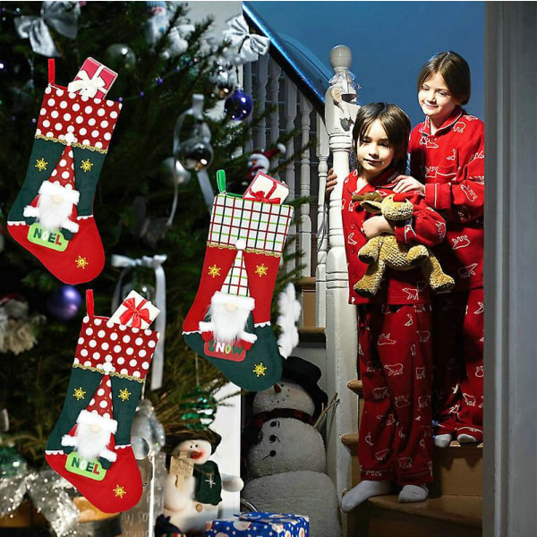 Julstrumpa, jultomtstrumpa prydnad