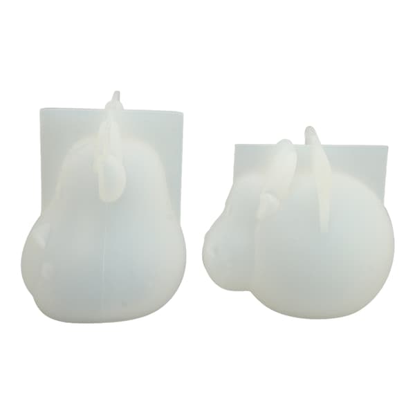 3D Ko Silikonform Djur Boskap Epoxiharts DIY Form