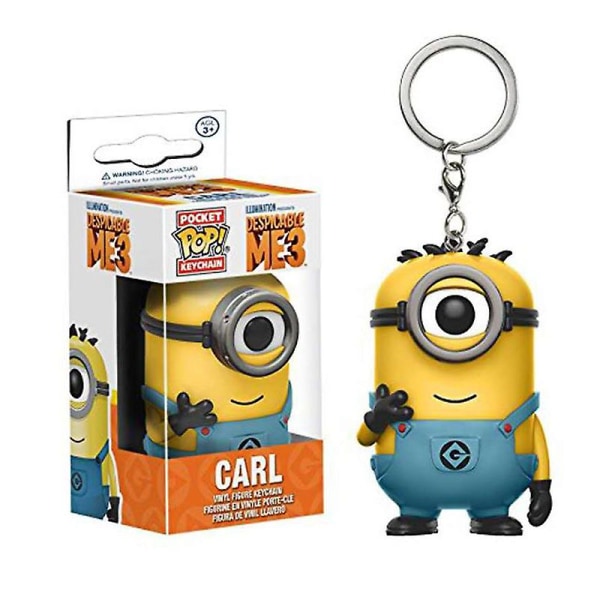 Despicable Me nøglering Anime figur samlerobjekt tegneserietaske nøglering vedhæng taske ornament gave Minions