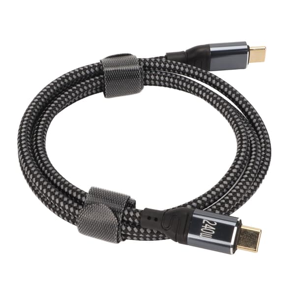 USB C til USB C Kabel 240W PD Hurtig Opladning 480Mbps Data Synkronisering 100cm USB 2.0 Type C Han til Han