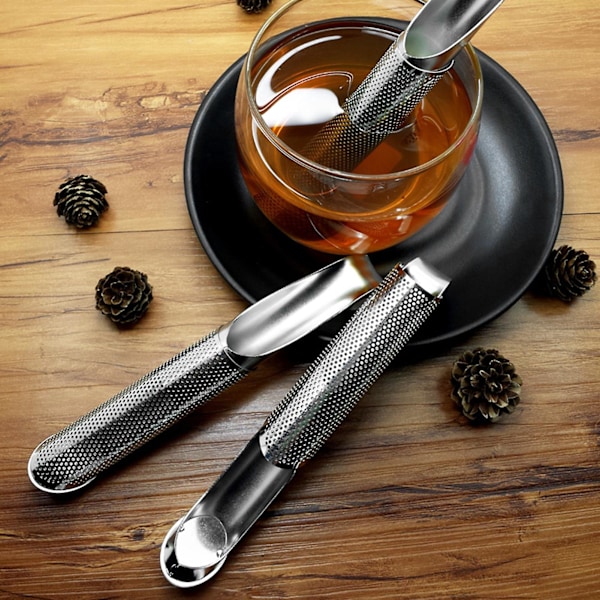 3 stk Bærbar te-infuser Anti-stick Hul Universal Small Mesh tefilter til tehus