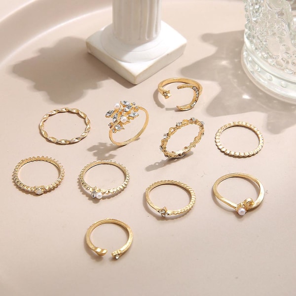 Ring Set Butterfly Fashion Smycken B2528 233