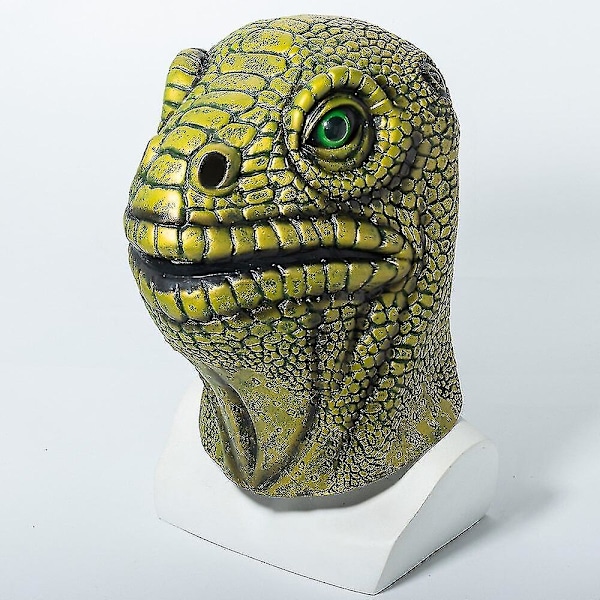 Lzards Head Mask Cosplay Anime Halloween-asusteet Asusteet Lateksinaamiot Fte De Carnaval Mascarade Asusteet