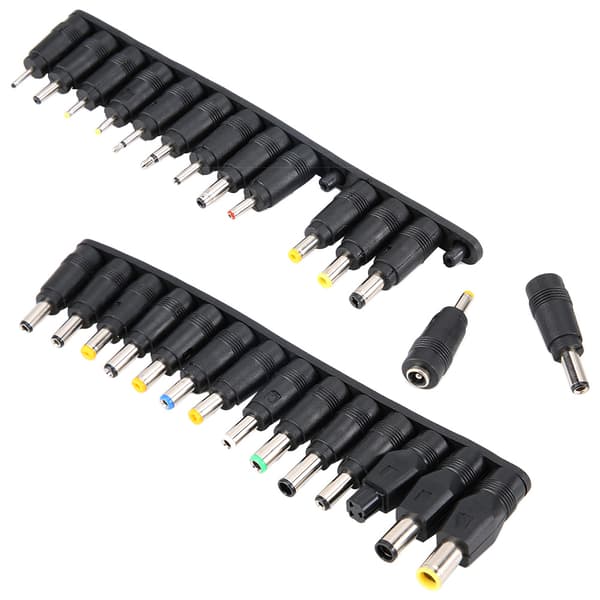 28 stk. DC 5,5 mm Universal Multifunktionel Laptop Notebook Strømforsyning Oplader Adapter Connector