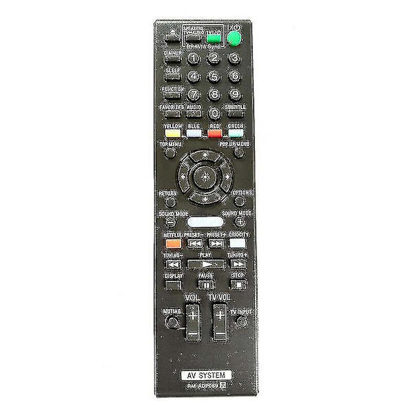 erstatte Rm-adp069 For Sony Audio System Fjernkontroll Bdv-n790w Hb-de3100