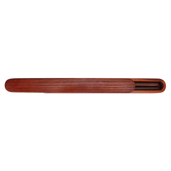 Bærbar Chopsticks-boks i tre, dyp trefarge, servise