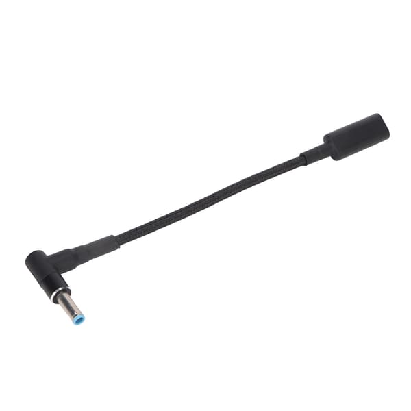 USB C til DC Adapter 100W PD Type C til 4.5x0.6mm DC Oplader til HP Laptop
