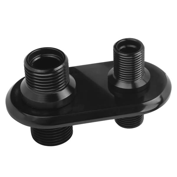 Universal 2 Port Bil AC Skotforbindelse Hot Rod Sort Udskiftning
