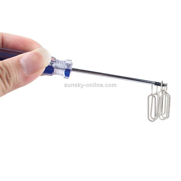 T10 manuaalinen Torx-ruuvimeisseli rei'illä, satunnainen väritoimitus