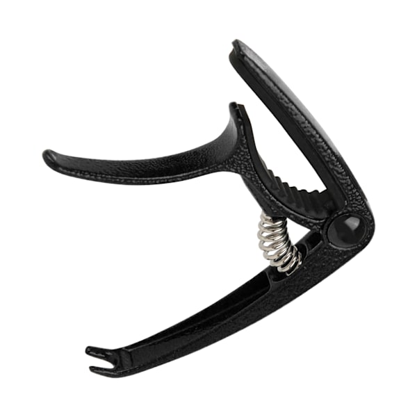 Zink Legering Svart Akustisk Gitarr Capo för Ukulele Elgitarr