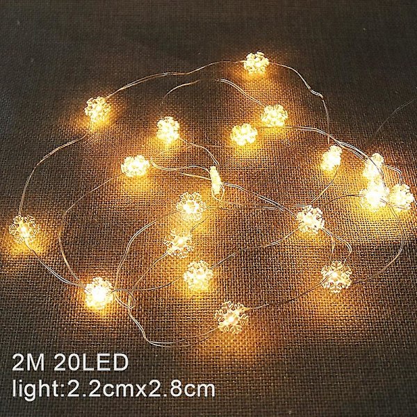 Julepynt 2M Fairy Lights Blink Party Decoration G