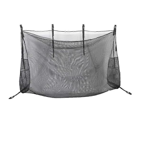 Pool Toy Opbevaringspose, Stor Hængende Net Pool Float Legetøjspose til Bolde, Flydelegetøj, Vandlegetøj Black Gray