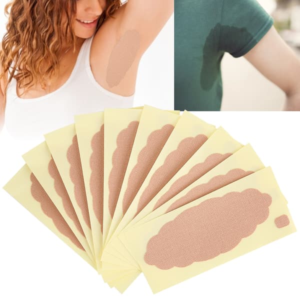 10 stk. Unisex Armhule Svedabsorberende Deodorant Patch Underarms Pad Sticker