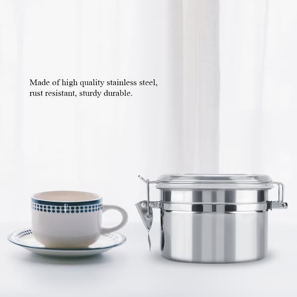 Kaffeburk i rostfritt stål, vakuumförseglad, 800 ml