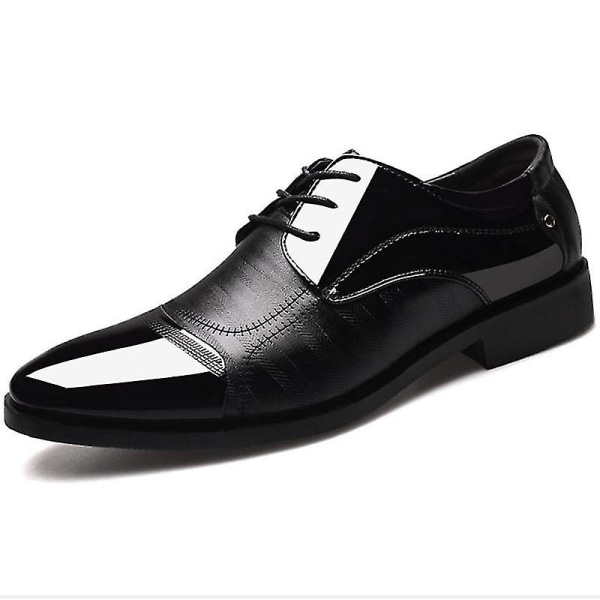 Miesten nauhalliset Oxford Smart Formal Business -hääkengät Black 42