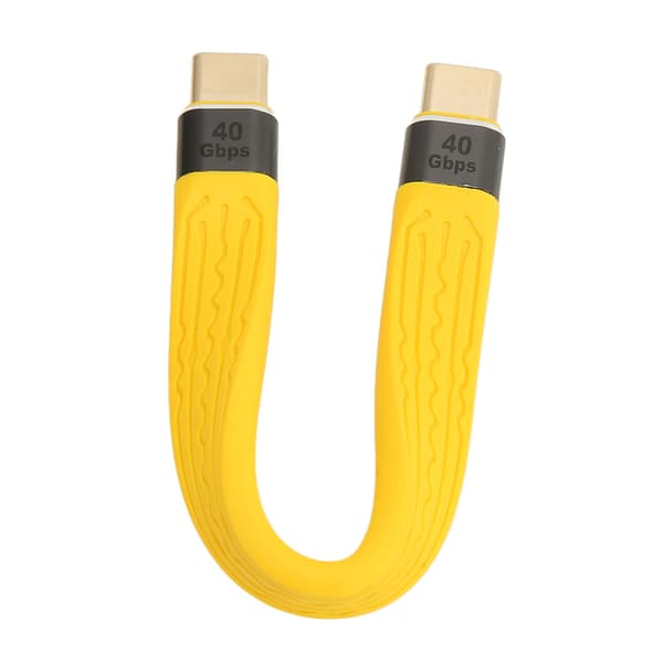USB C til USB C FPC-kabel 100W PD Hurtiglading 5A 40Gbps Dataoverføring for Huawei Xiaomi