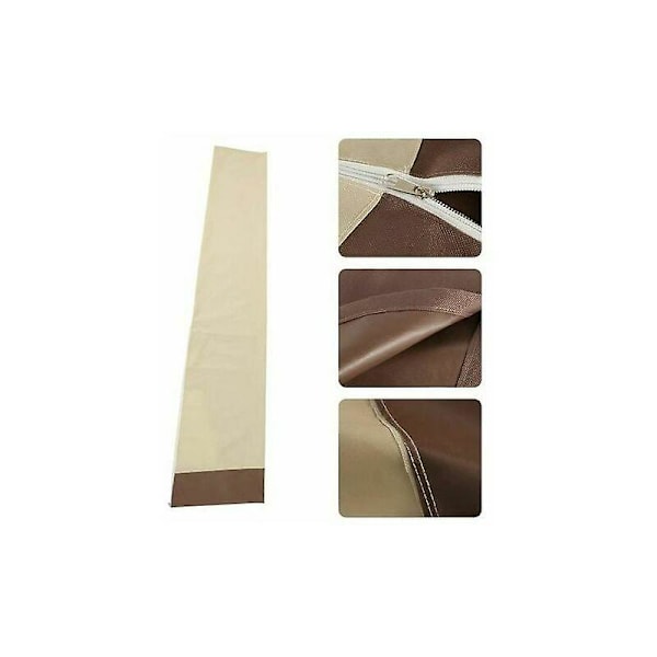 Vattentätt fribärande cover, cover, 600d Oxford cover, solskyddsskydd Utomhus Trädgård Uv/vindtät med förvaringsväska (200x60x55c