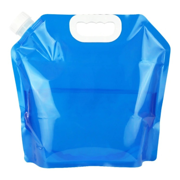 5/10L Utomhus vattenförvaringspåse Camping drickspåse 5st 5PCS Blue 10L