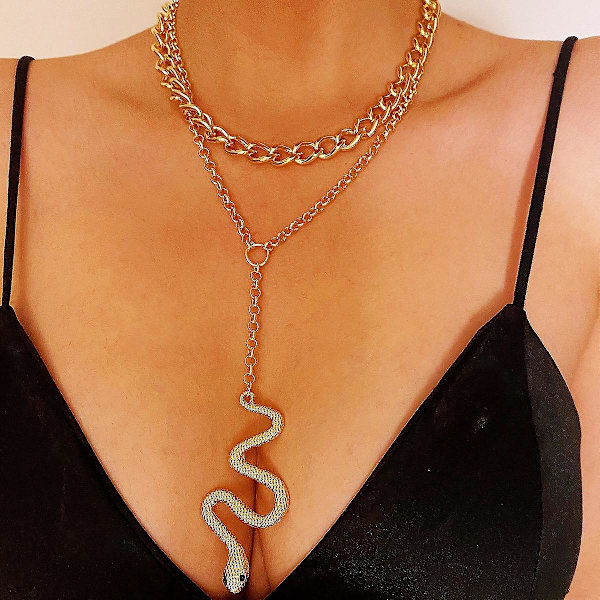 Halskjede Mynter Choker Motesmykker B1791 N2104-3