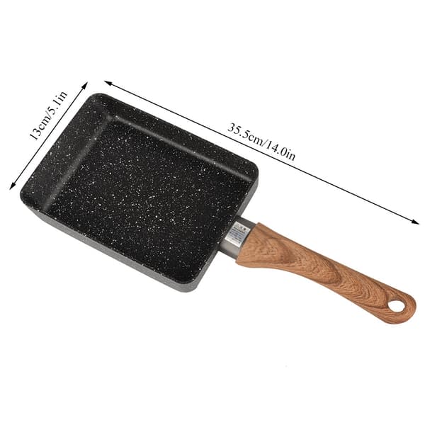 Non-stick tykk stekepanne i aluminium