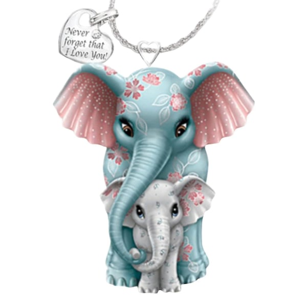 Elefanthalsband för kvinnor, romantiska smycken för damer Lovely Animal
