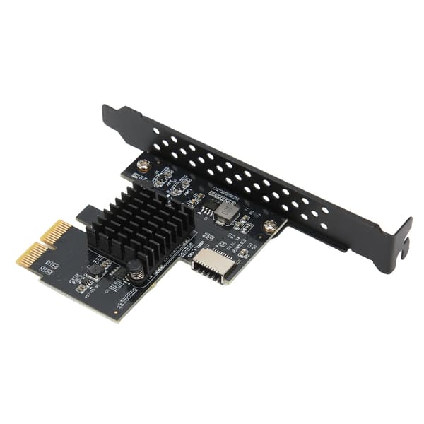 USB 3.2 Typ E Frontpanel Internt Expansionskort 20PIN 10Gbps Adapter för Stationär PC PCI E 2X Gränssnitt