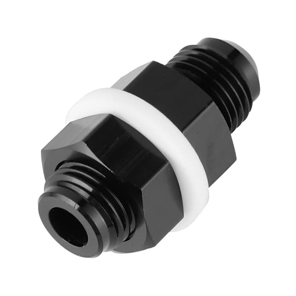 AN6 Läpivientiliitin Flare Polttokennoadapteri PTFE-aluslevy Useimmille nesteille