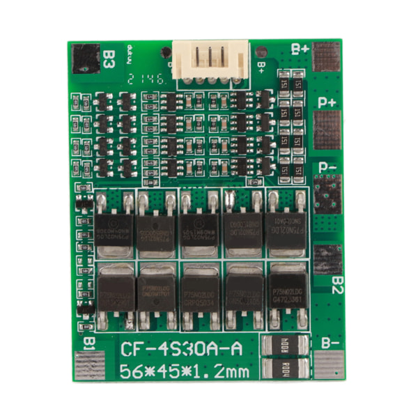 Lithiumbatteri-beskyttelseskort til 3,2V LiFe-batteri - 4S 30A BMS PCB-kort