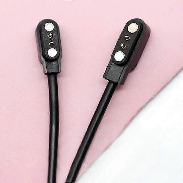 Smartklokke magnetisk ladekabel USB-lader 2-pinners for Willful IP68/Willful 2 pieces