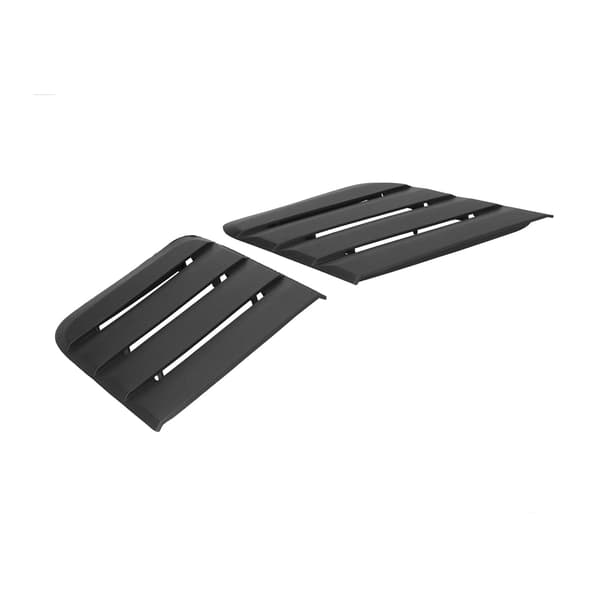 2 stk. Hjelm Bonnet Ventilationsåbninger Dæk Sort Tilbehør til Ford Mustang 2018 2019