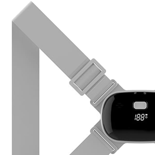 Smart ryggstøtte Automatisk sensor Vibrasjonsvarsel Elastisk høy styrke Holdningskorrigerer for barn Studenter Hjem Grå
