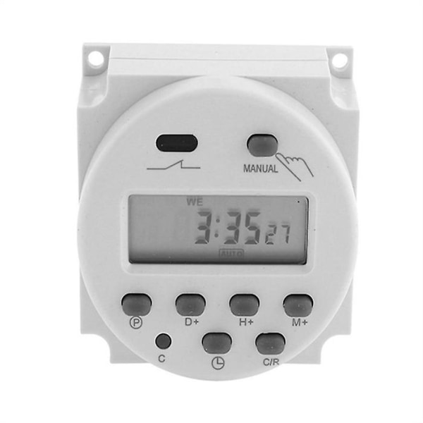 Timing Switch Ac 220v-240v 16a Programmerbar Digital Display Lcd Elektronisk Tid