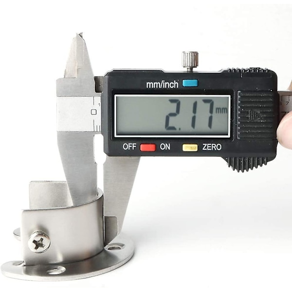 Verhotangon kannake U-muotoiset pistorasiat Vaatekaappitangon pää Ripustintangon pää verhoon tai vaatekaappiin, harjattu ruostumaton teräs, 28 mm, 4 kpl, Efl8001ls-4p-fr
