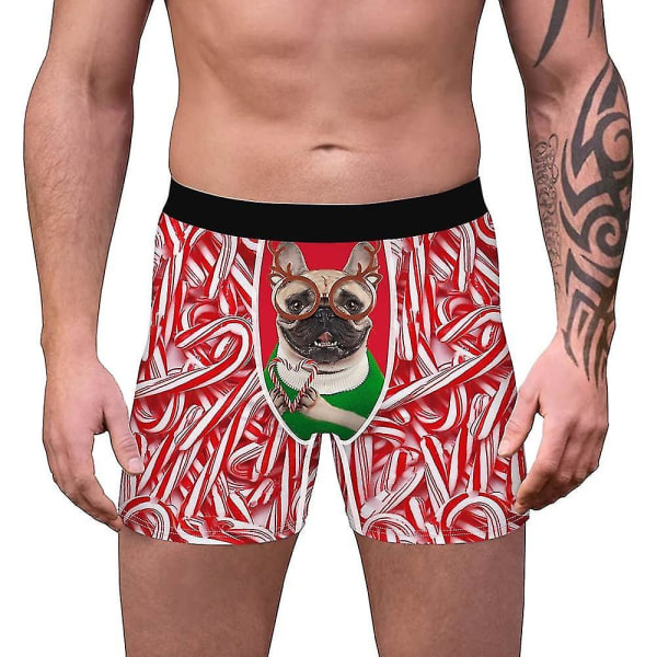 Christmas Boxers Trosor Herr Xmas Underkläder Kalsonger A M
