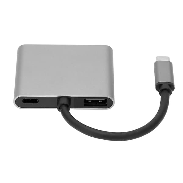 4 i 1 USB C Dockningsstation Multi Screen Display Strömadapter Hub