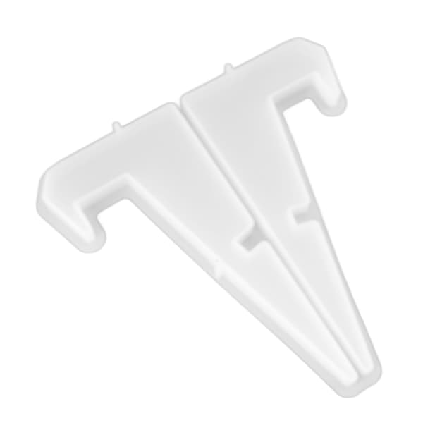 Silikoneform DIY Fleksibel Elastisk Telefon Tablet Ur Harpiks Plade Display Stand