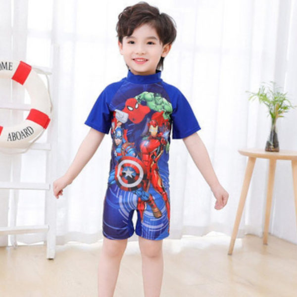 Pojkar Barn Spiderman Swimwear Baddräkt Baddräkt