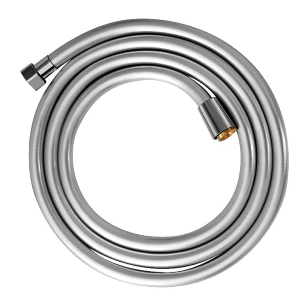 Fleksibel bruseslange til badeværelse, 1200 mm bruseslange, Anti-knæk, blank finish, Universal 1/2&quot; Gevindforbindelse, forkromet,